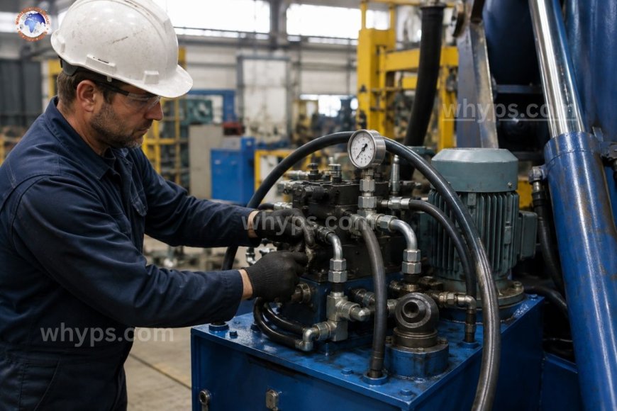 What is fluid power in a hydraulic system?