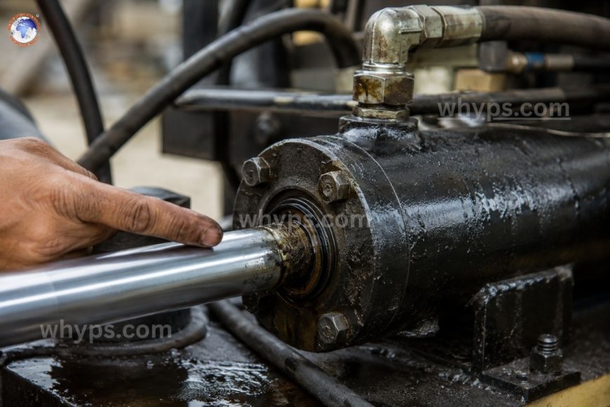 What are the early signs of hydraulic seal wear?