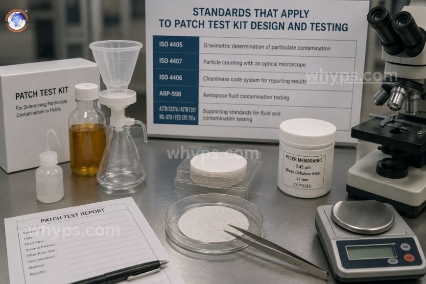 What standards apply to Patch Test Kit design and testing?