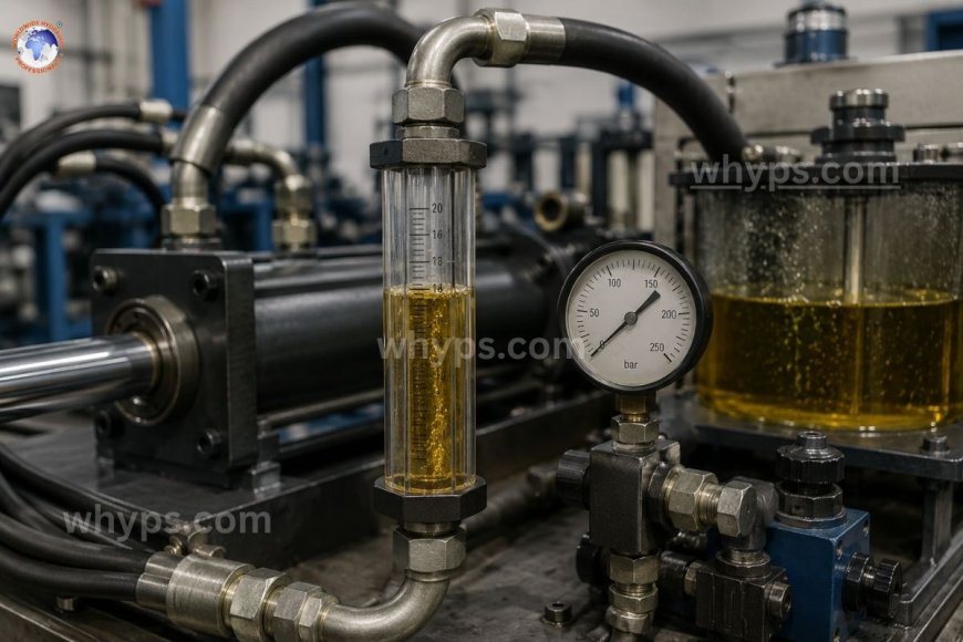 How does flow rate impact hydraulic oil performance?
