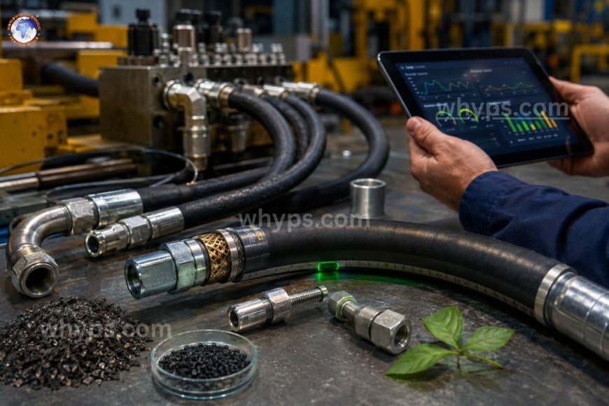 What innovations are happening in hydraulic hose safety and durability?