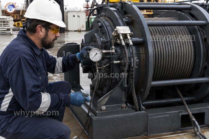 How do you test a Hydraulic Winches after maintenance?