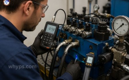 How can I identify internal leakage in hydraulic valves?
