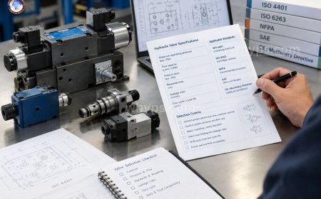 Hydraulic valve standards, specifications, and selection criteria