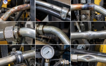 What are the early warning signs of hydraulic tube failure?