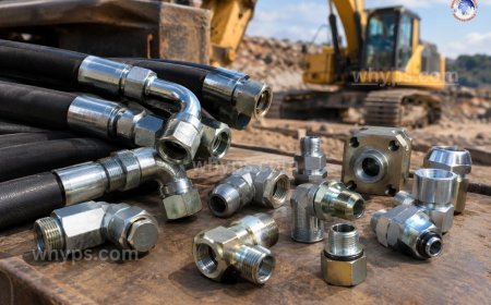 Hydraulic fittings for construction and heavy equipment