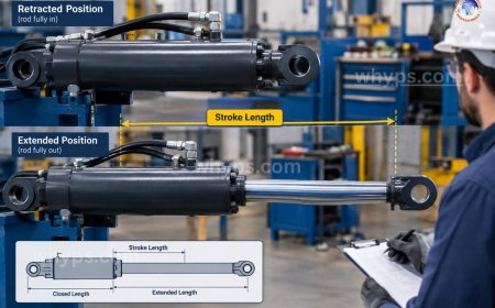 What is hydraulic cylinder stroke length?