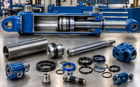 Hydraulic cylinder parts and their functions explained