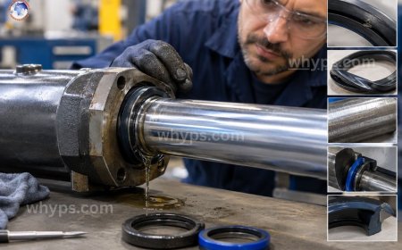 Why does a new hydraulic seal start leaking after installation?