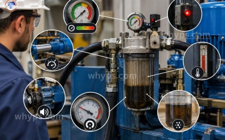 What are the signs of a clogged hydraulic filter?