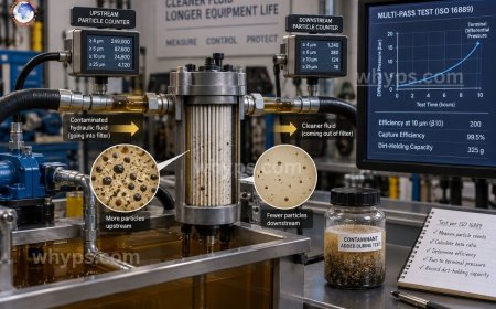What is hydraulic filter efficiency and how is It measured?