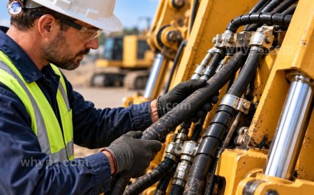 How often should hydraulic hoses be inspected or replaced?