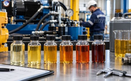 What are the different grades of hydraulic oil?