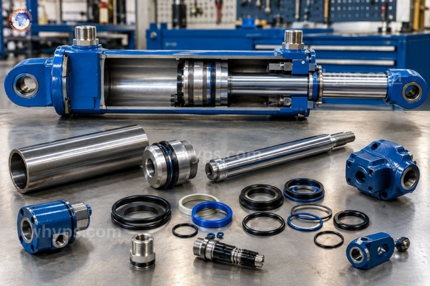 Hydraulic cylinder parts and their functions explained