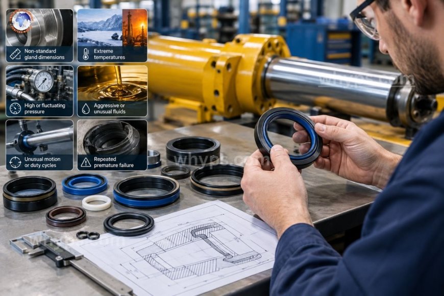 Custom hydraulic seals: when do you need a custom solution?