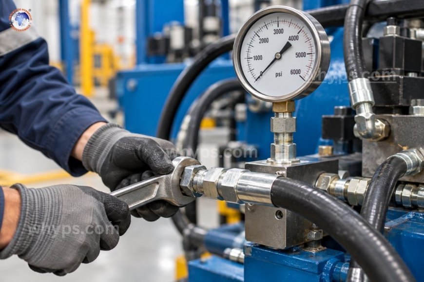 What pressure rating should a hydraulic fitting have?