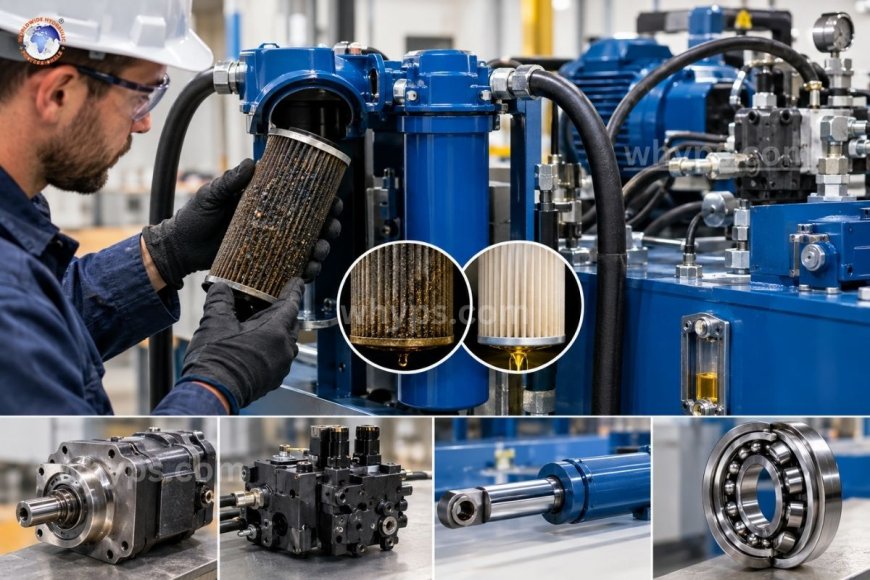 How does hydraulic filtration affect component life?