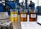 What is the difference between AW32, AW46, and AW68 hydraulic oil?