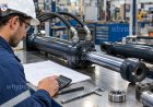 How do you calculate hydraulic cylinder force and required bore size?