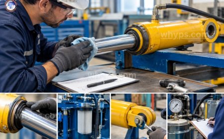How do you maintain a hydraulic cylinder?