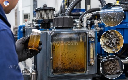 What causes hydraulic fluid contamination?