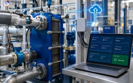 Are there any IoT-based or smart monitoring systems for hydraulic heat exchangers?