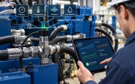 How are smart hydraulic fittings enabling predictive maintenance?