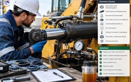 Why is your hydraulic cylinder losing pressure? causes and solutions