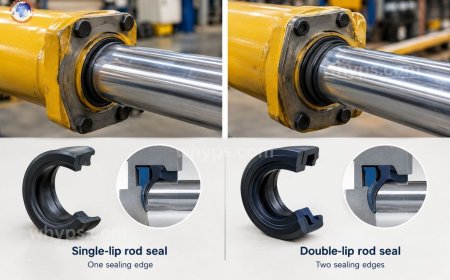 Single-lip vs double-lip hydraulic rod seals: what is the difference?