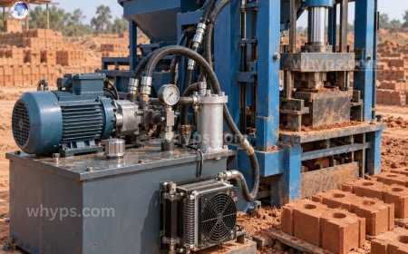 Hydraulic systems in interlocking brick-making machines: components, pressure control, and maintenance