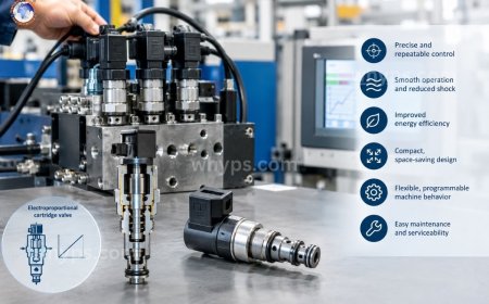 What are electroproportional cartridge valves, and what are their benefits?