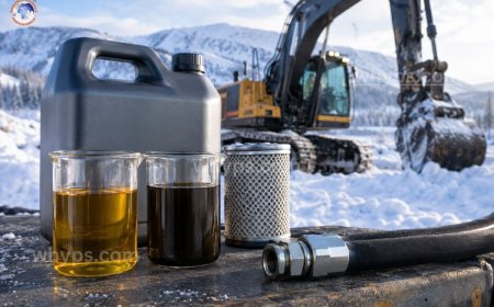 Low-temperature hydraulic oils for cold-climate equipment