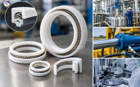 What are spring-energized PTFE seals, and where are they used?