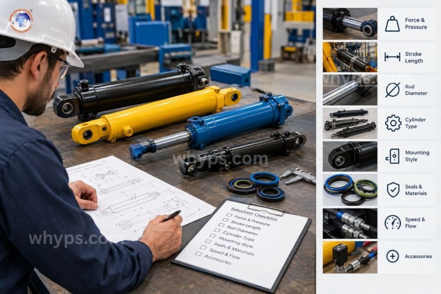 How do you choose a hydraulic cylinder?