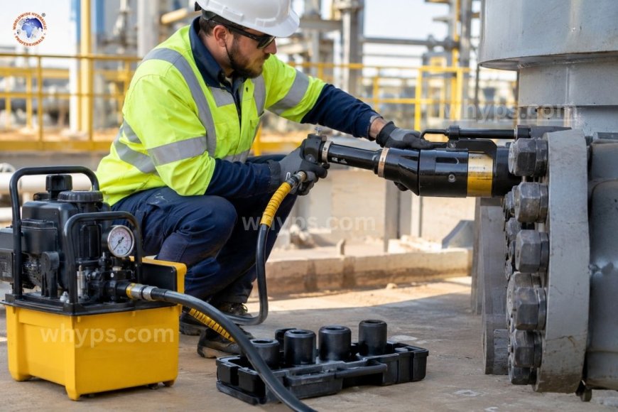 How do hydraulic hand tools enhance workplace safety?