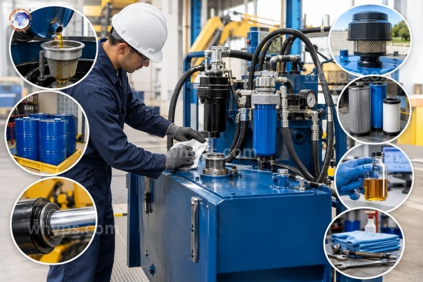 How can hydraulic fluid contamination be prevented?
