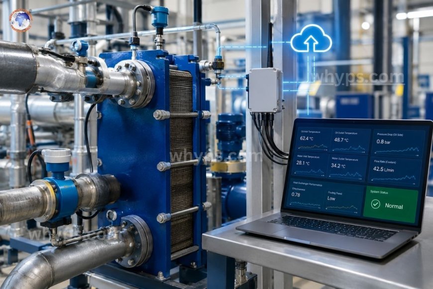 Are there any IoT-based or smart monitoring systems for hydraulic heat exchangers?
