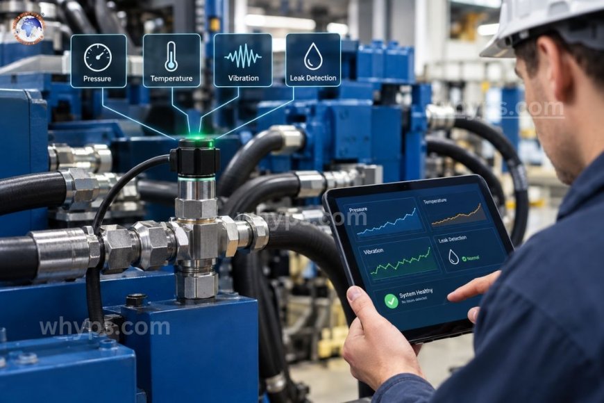 How are smart hydraulic fittings enabling predictive maintenance?