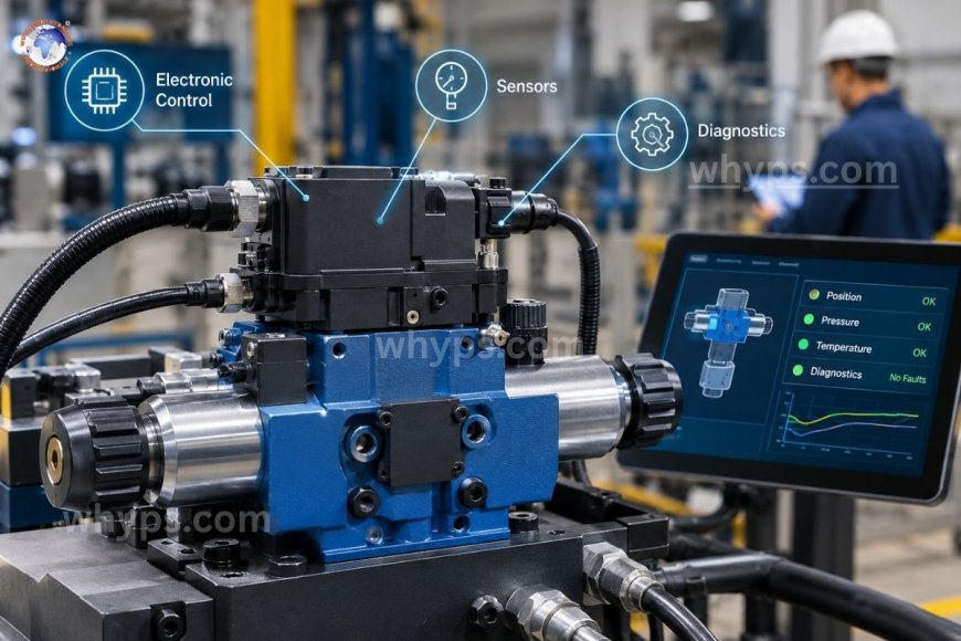 Smart electro-hydraulic valves in 2026: electronic control, sensors, and diagnostics