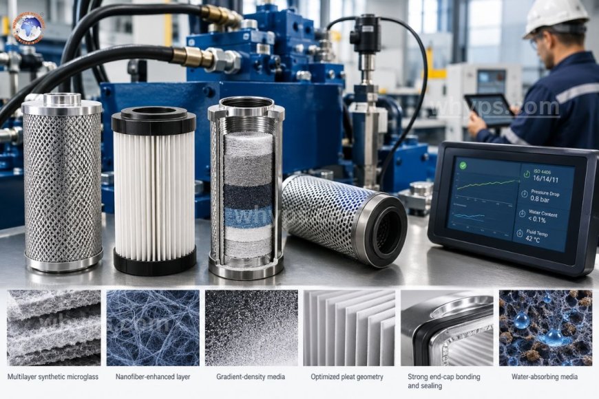 High-efficiency hydraulic filter elements: new media and contamination control technologies