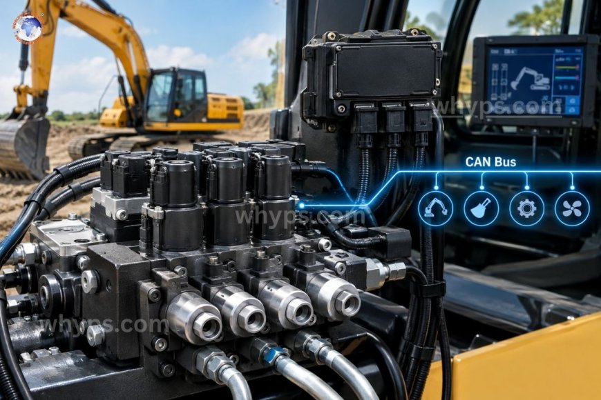 CAN Bus hydraulic directional control valves for mobile machinery