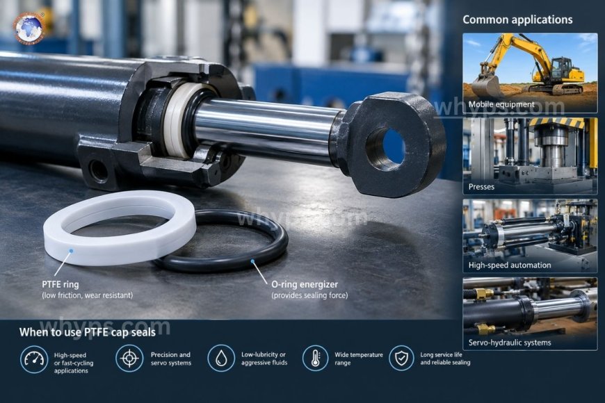 What are PTFE cap seals, and when should you use them?