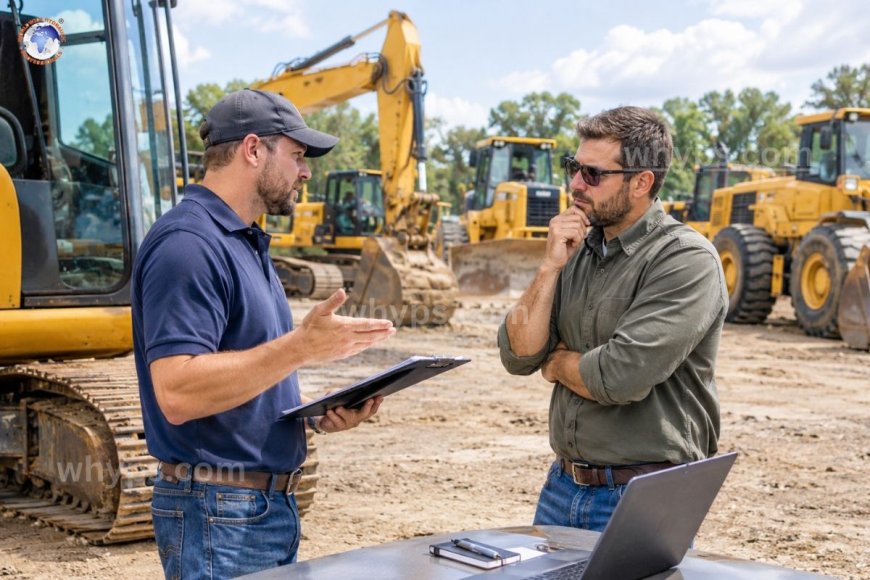 What are the essential questions to ask a used heavy equipment dealer?